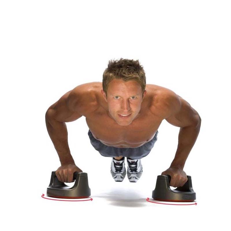 Round 360-Degree Rotatable Push-up Stand