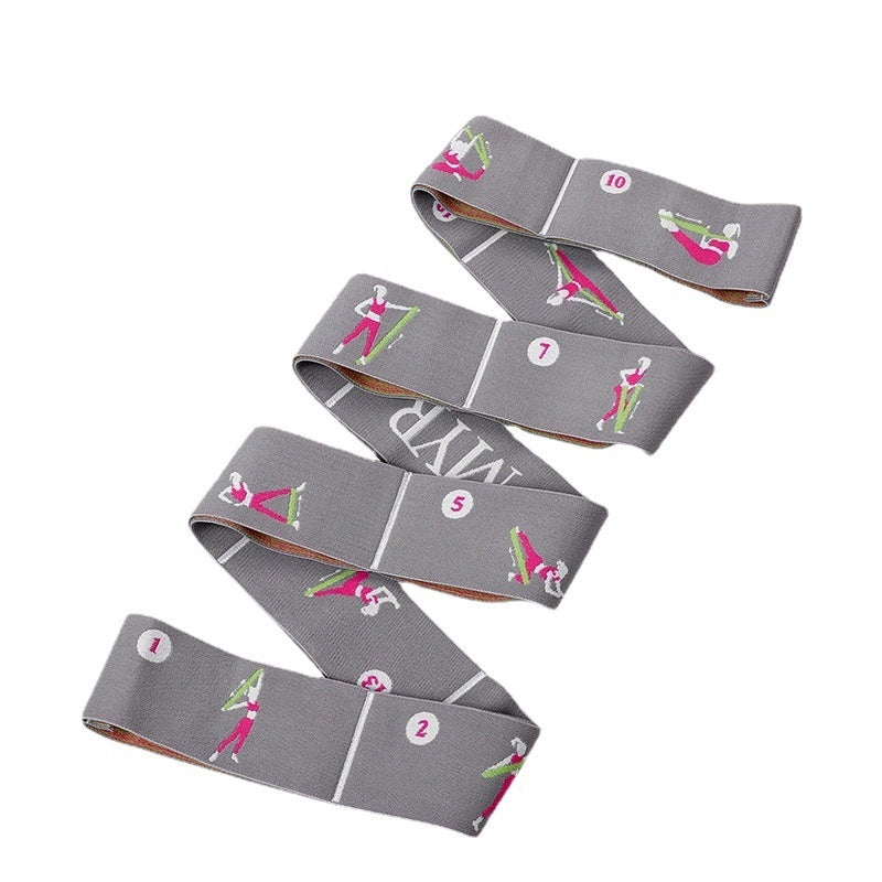 Multi-section Belt Dance Yoga Aid Stretch Belt Elastic Yoga Belt
