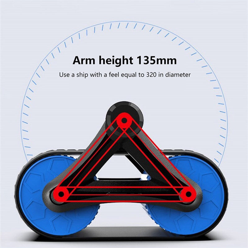 Double Wheel Automatic Ab Wheel Roller Waist Trainer