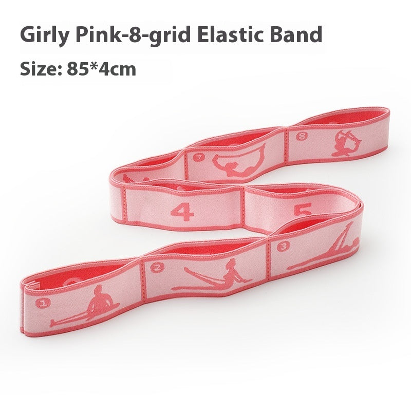 Multi-section Belt Dance Yoga Aid Stretch Belt Elastic Yoga Belt