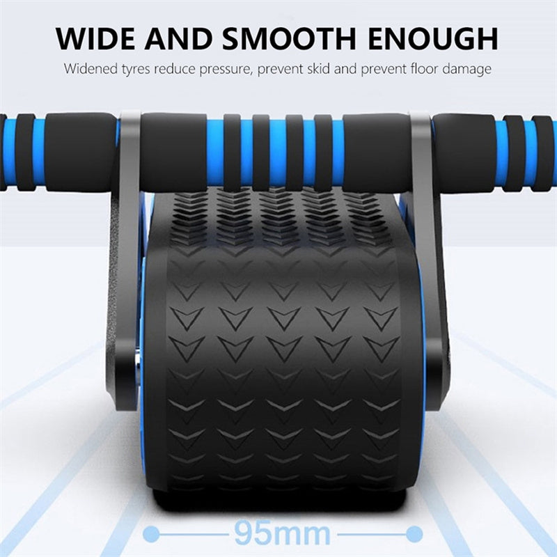 Double Wheel Automatic Ab Wheel Roller Waist Trainer
