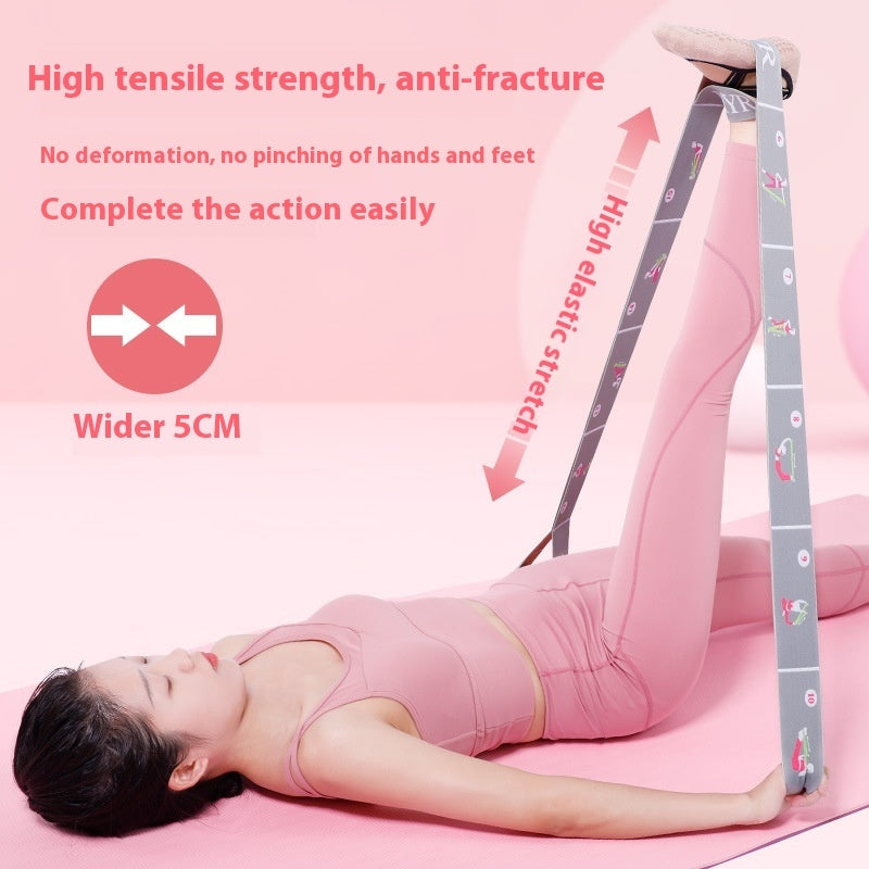 Multi-section Belt Dance Yoga Aid Stretch Belt Elastic Yoga Belt