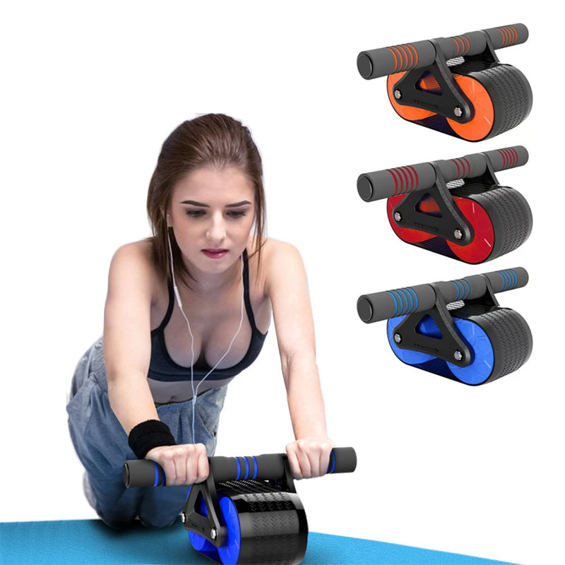 Double Wheel Automatic Ab Wheel Roller Waist Trainer