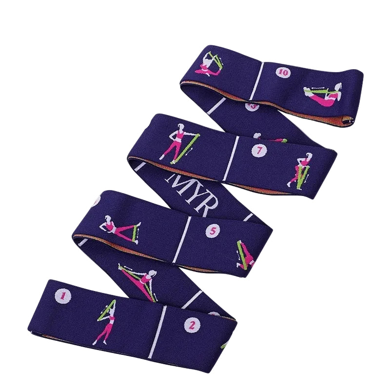 Multi-section Belt Dance Yoga Aid Stretch Belt Elastic Yoga Belt