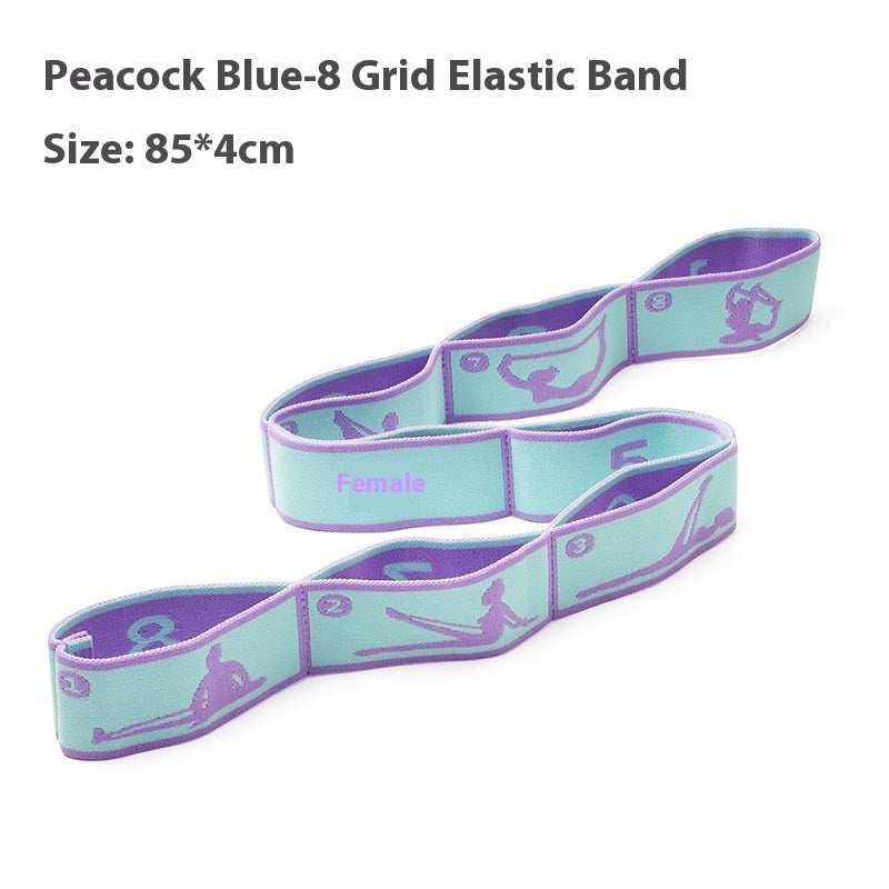 Multi-section Belt Dance Yoga Aid Stretch Belt Elastic Yoga Belt