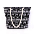 Trendy Korean Style Shoulder Bag Sports Casual Women's Bag Canvas Animal Shading Large Capacity